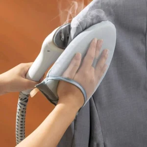 Mini Handheld Ironing Board Pad Glove Heat Resistant Garment Steamer Sleeve Gray