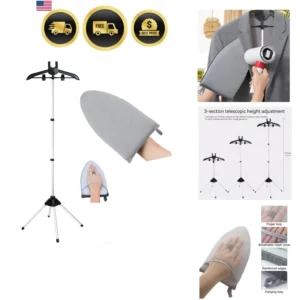Clothes Steamer Stand Hanger with Steamer Ironing Glove for Steaming Clothes,...